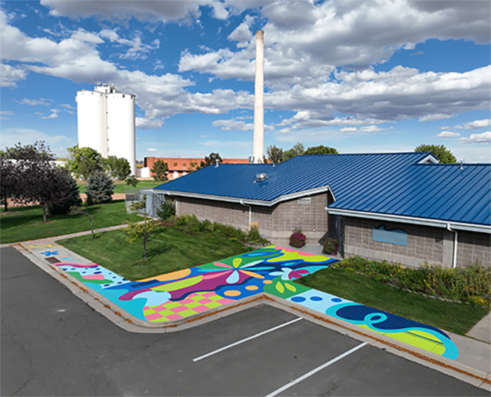 Mural at Chimney Park Pool