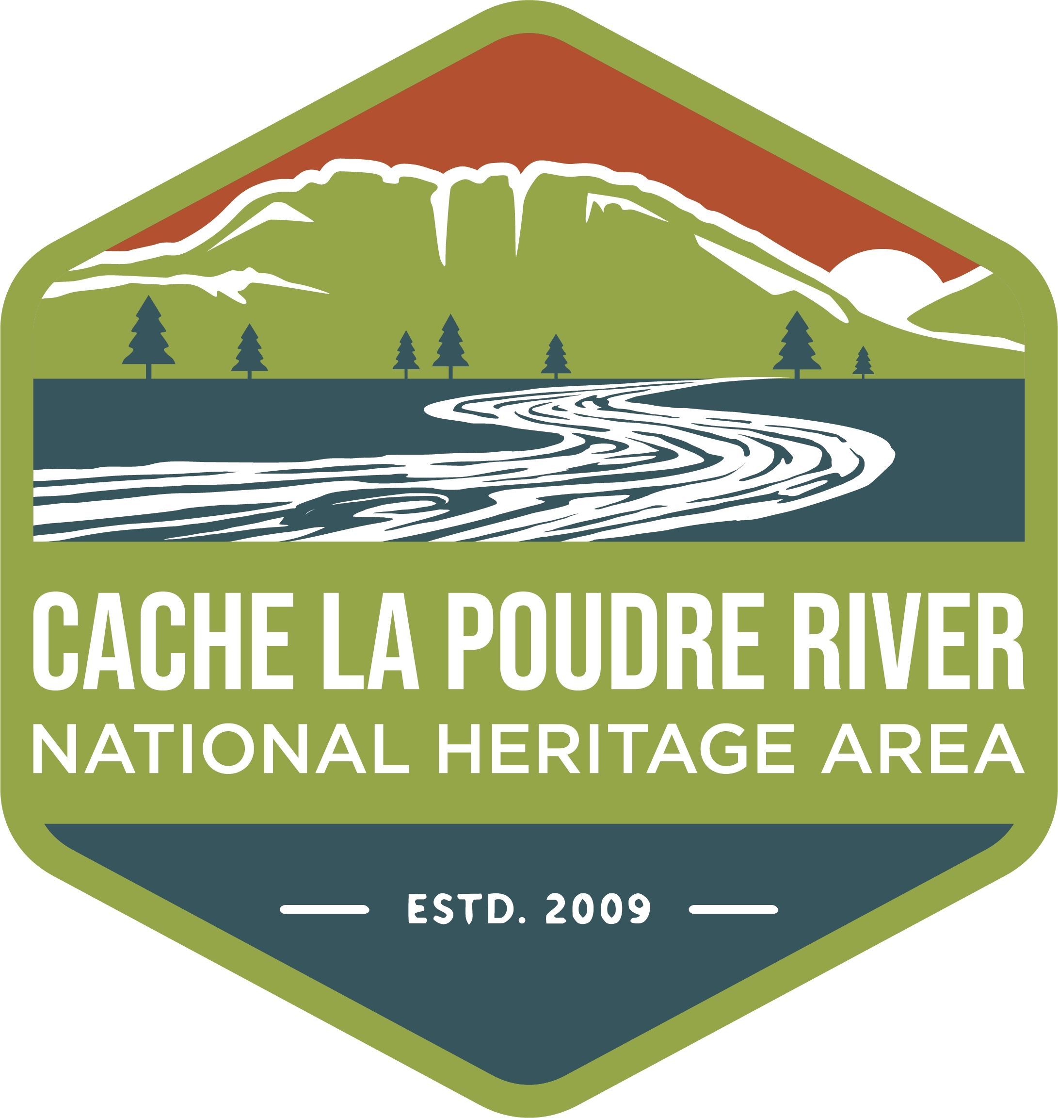 Cache la Poudre River National Heritage Area Logo